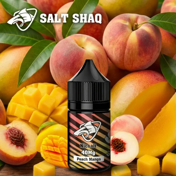 Salt Shaq 鯊克煙油 芒芒冰桃 (芒果水蜜桃) - 30ml 丁鹽 人氣口味